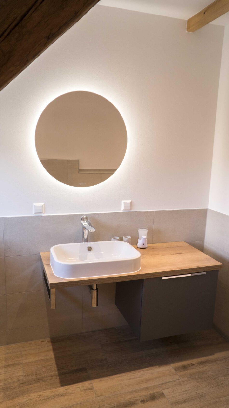 Waschbecken im Badezimmer