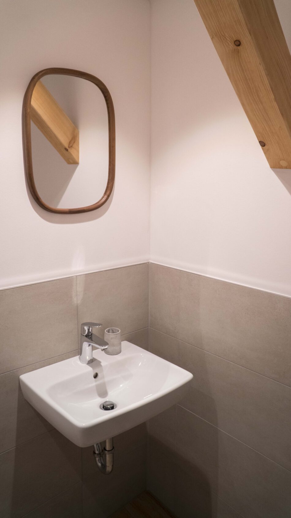 Waschbecken im Elternschlafzimmer